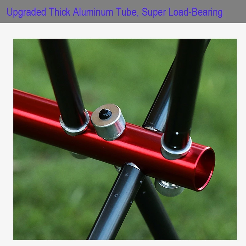 Портативный туристический складной стул HooRu легкий алюминиевый в форме Луны для