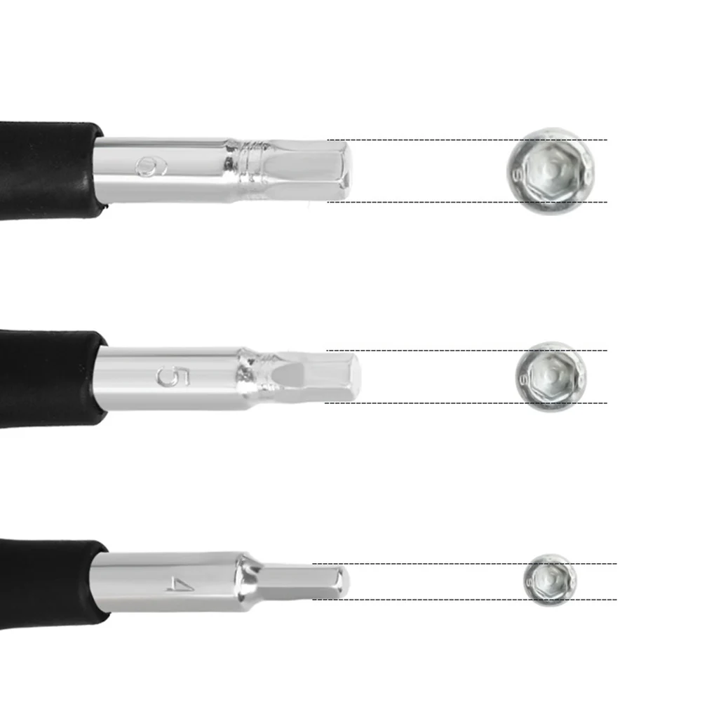 Эргономичный велосипедный шестигранный ключ изготовленный из хромованадиевой