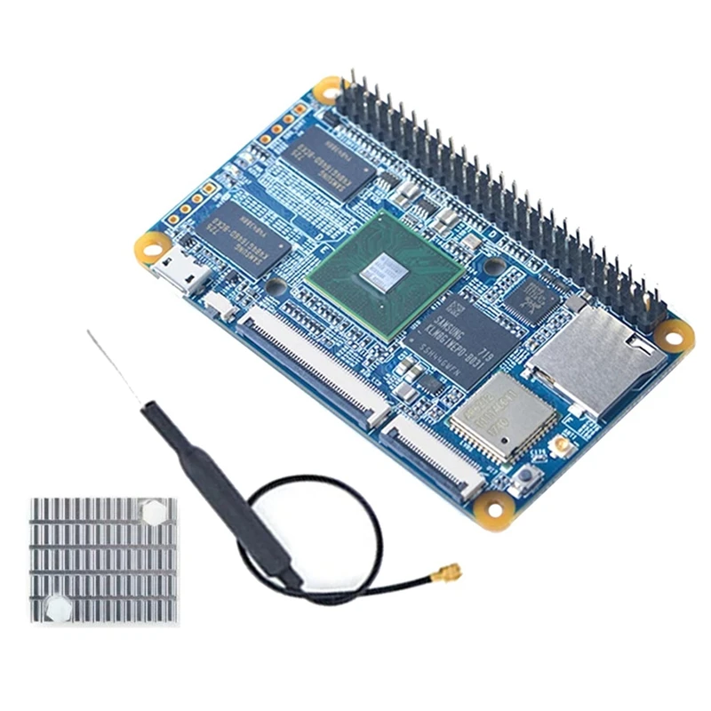 

CORE4418 Development Board +Antenna+Heat Sink S5P4418 Quad-Core Gigabit Network Interface Lubuntu