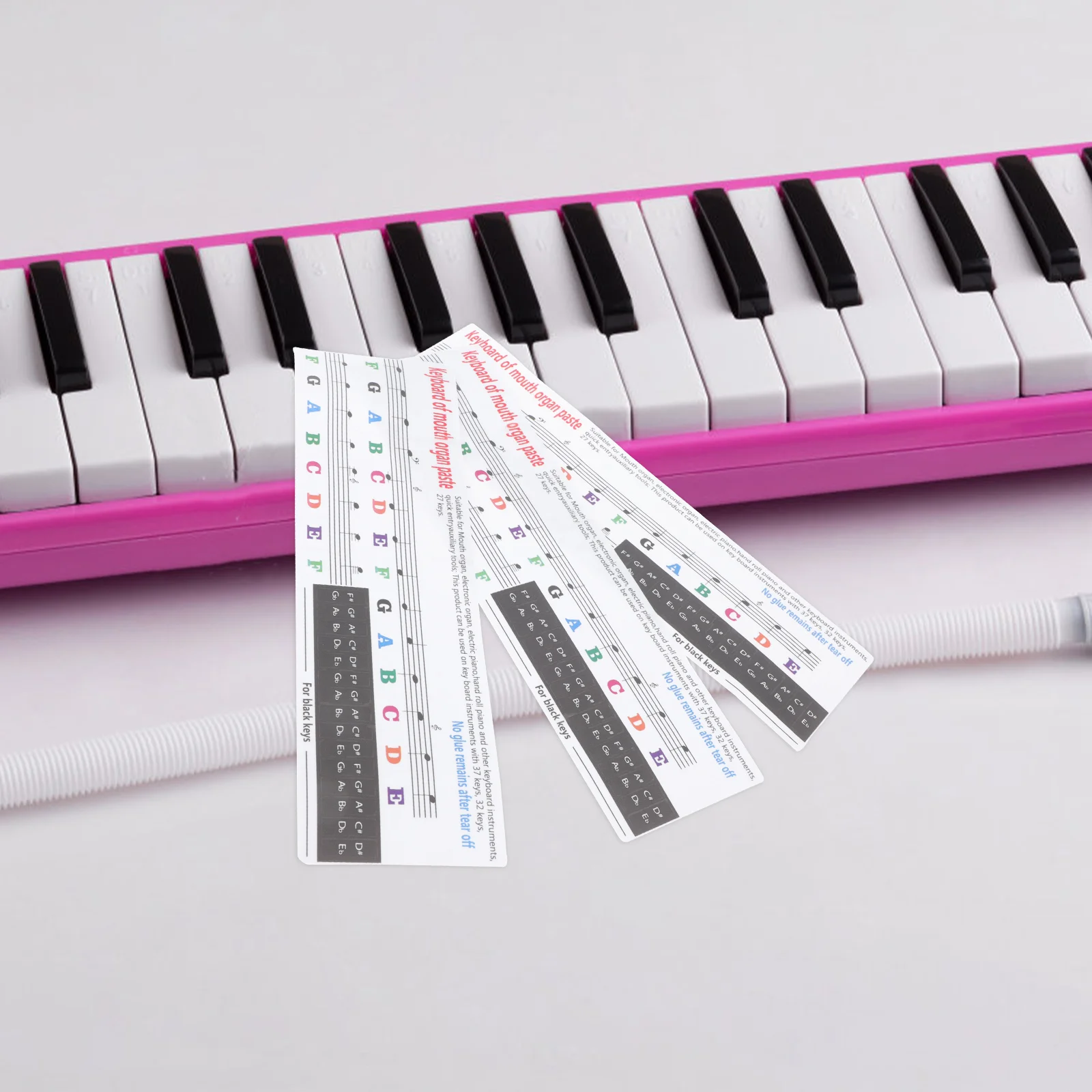 3 шт. специальные наклейки для рта детская музыкальная клавиатура ПВХ мелодика