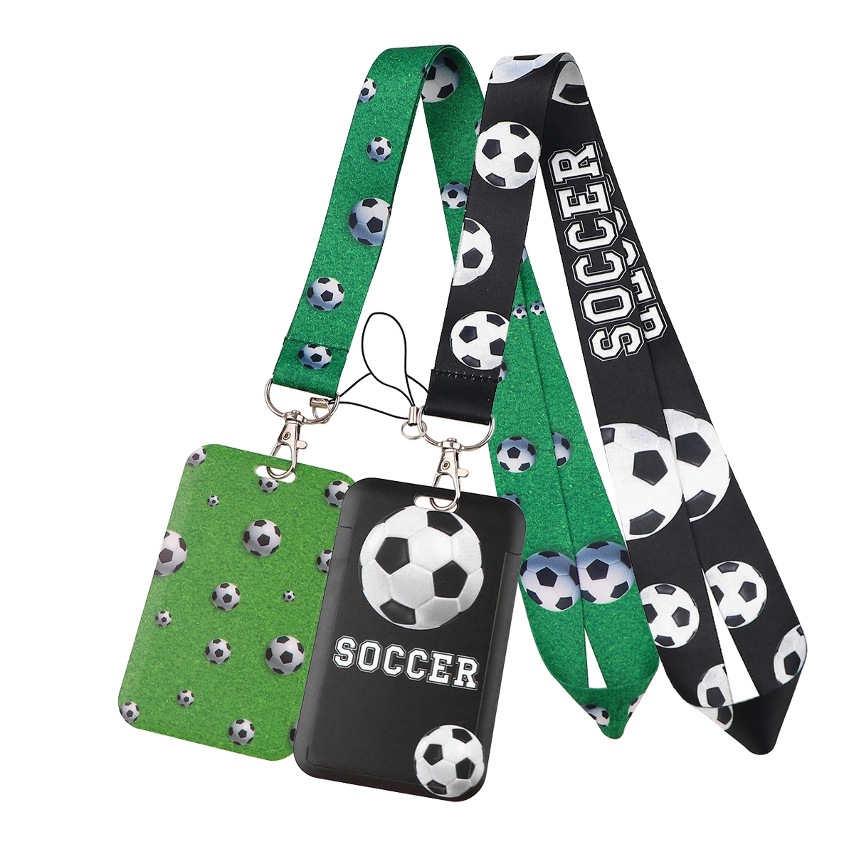 Ремешки на шею для футбольного мяча брелок ключей держатель удостоверения