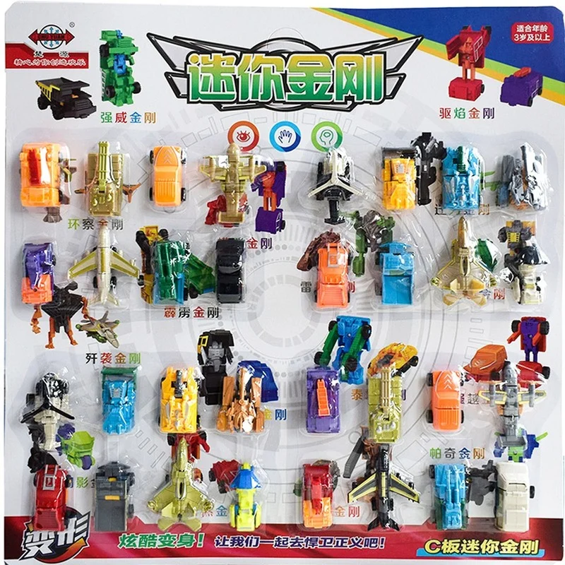 

32pcs Transformation Robots Action Figure Deformation Car Military Boy Toys Children Gifts