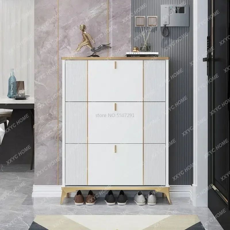 Светильник Большой Вместительный ультратонкий шкаф для обуви 17 дюймов 24 см