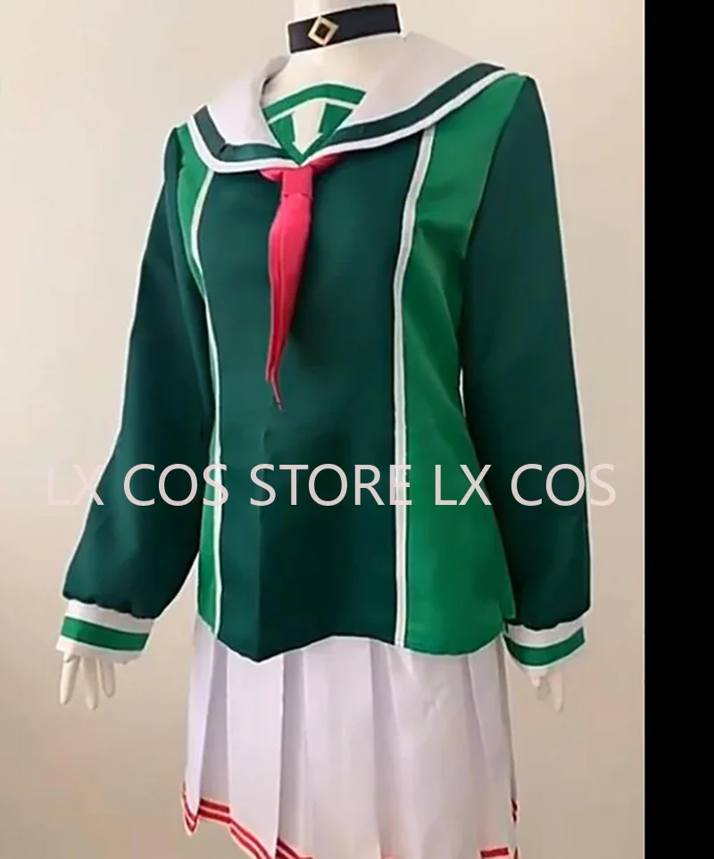 Игра Your Turn to Die Канна Кудзичи Косплей Костюм Женский Парик Праздничный Топ Юбки