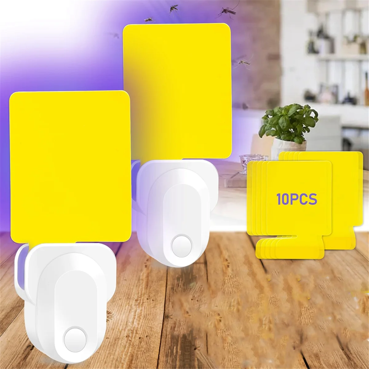 Электрический фотоловушка липкая ловушка для фруктов летающих насекомых