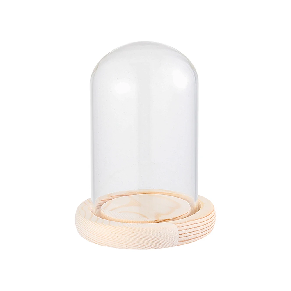 

Стеклянная колбочка с деревянной основой