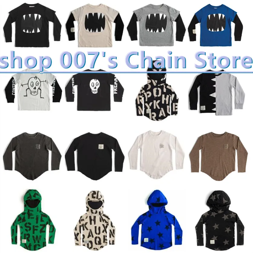 

2022AW New Children's Long-sleeved T Boys and Girls Cartoon Color Printing Inner T-shirt Cotton Bottoming Shirt