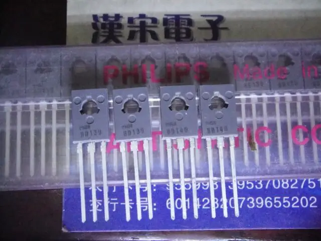 

Free shipping BD139 BD140 TO-126 3.5 5 pairs/package