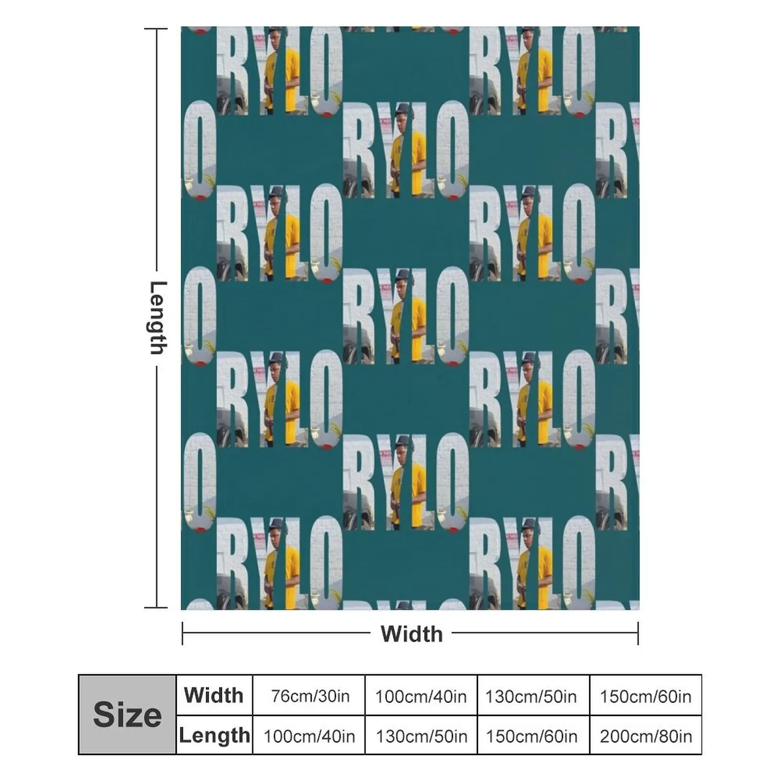 Новое одеяло Rylo Rodriguez Rapper пушистые одеяла для волос