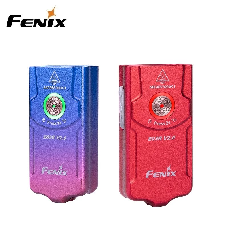 

Миниатюрный фонарик FENIX E03R V2.0 для ключей, 500 люмен, встроенный аккумулятор 400 мАч, USB Type-C, для зарядки, для повседневного использования