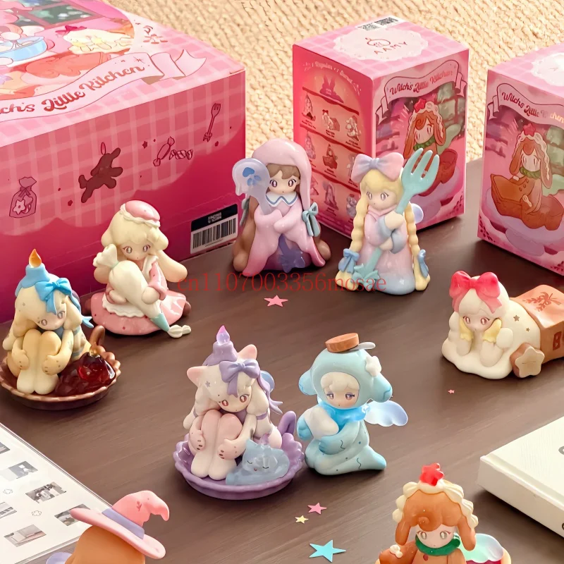 Фото Коллекционная фигурка Finding Unicorn X Aamy Blind Box: Серия «Маленькая кухня ведьмы», аниме-фигурка, коллекционный сувенир, подарок №3