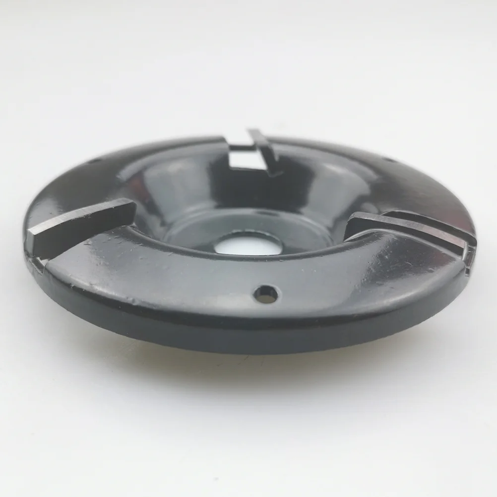 

100mm Three-tooth Arc Grinder Disc Wood Carving Woodworking Root Milling for 16mm Aperture Angle Grinder (Black)
