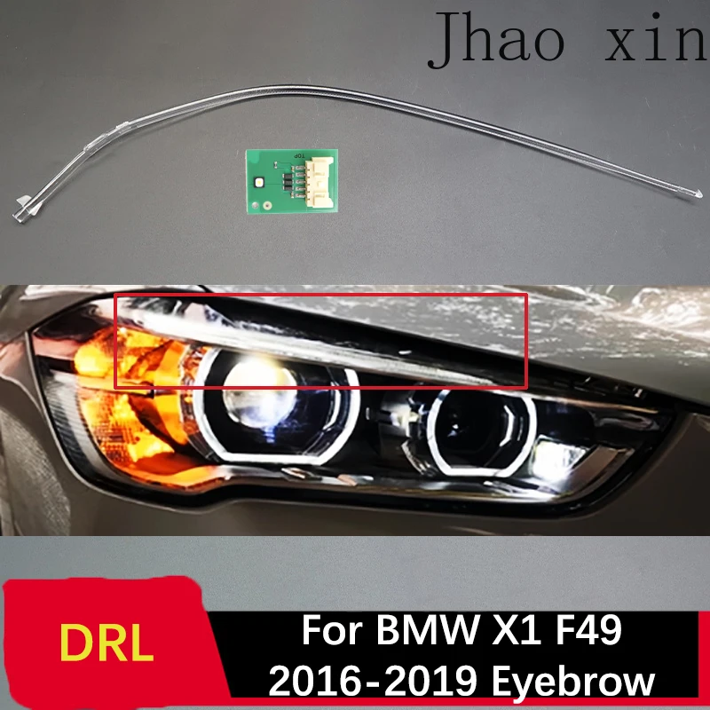Фото Светодиодная лампа DRL (дневные ходовые огни) для BMW X1 F48, белый свет, 2016-2019, плата балласта для ангельских глазок, автомобильная плата DRL №1