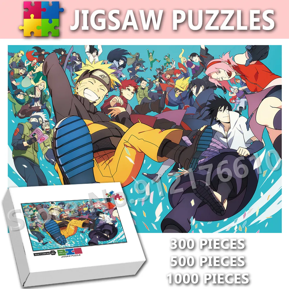 

Пазл «Наруто» для детей и взрослых, 300/500/1000 шт.