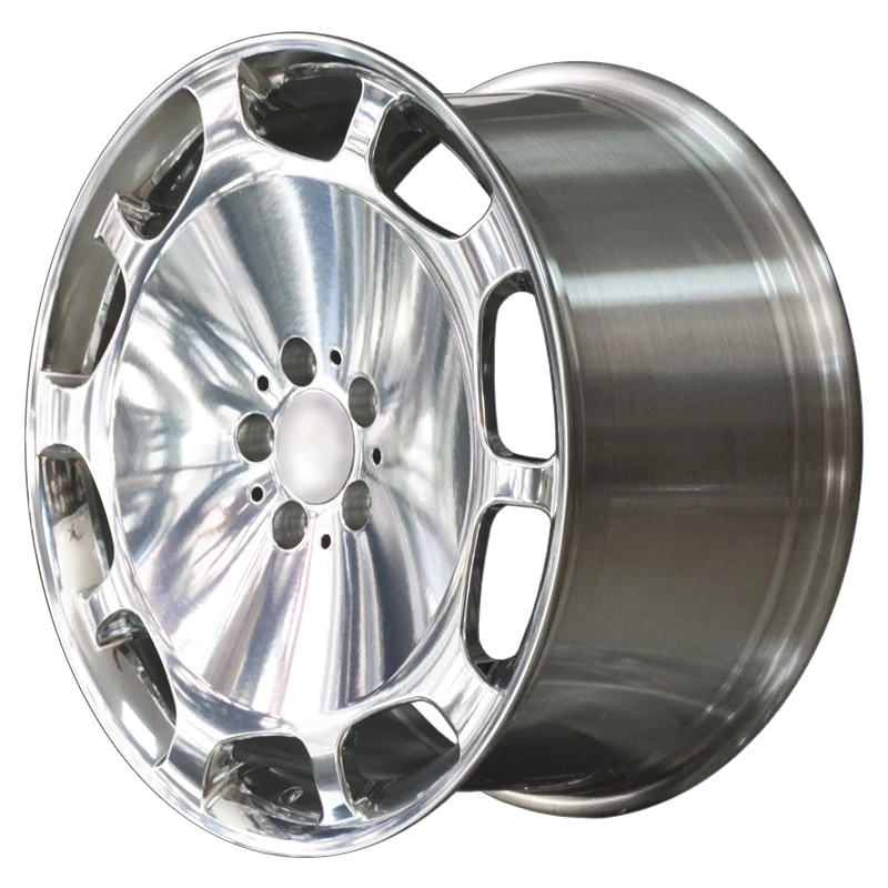 

New Design 18 19 20 21 22 23 24 Inch hyper silver chrome Machined-faced Aluminium Car 5*112 rims Forged Wheels for Benz
