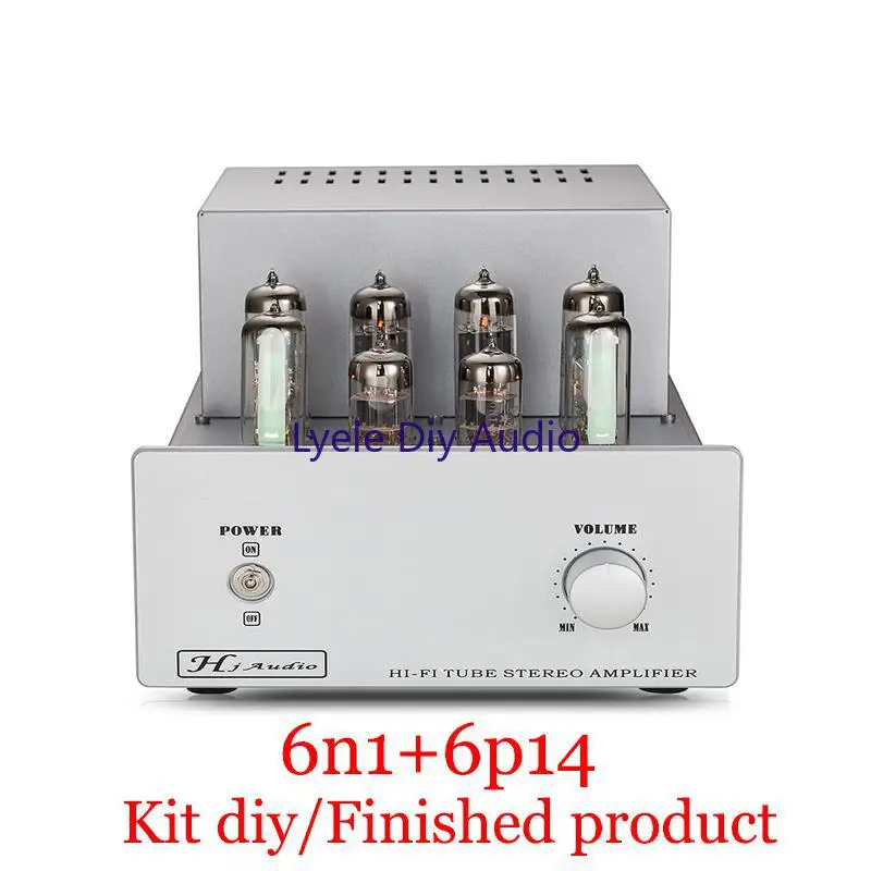 

BREEZE Audio 6n1 6p14 Vacuum Tube Amplifier Diy Kit High Power Audio Amplifier 13w*2 El84 Push-pull Tube Amp 2 (2.0) Finished