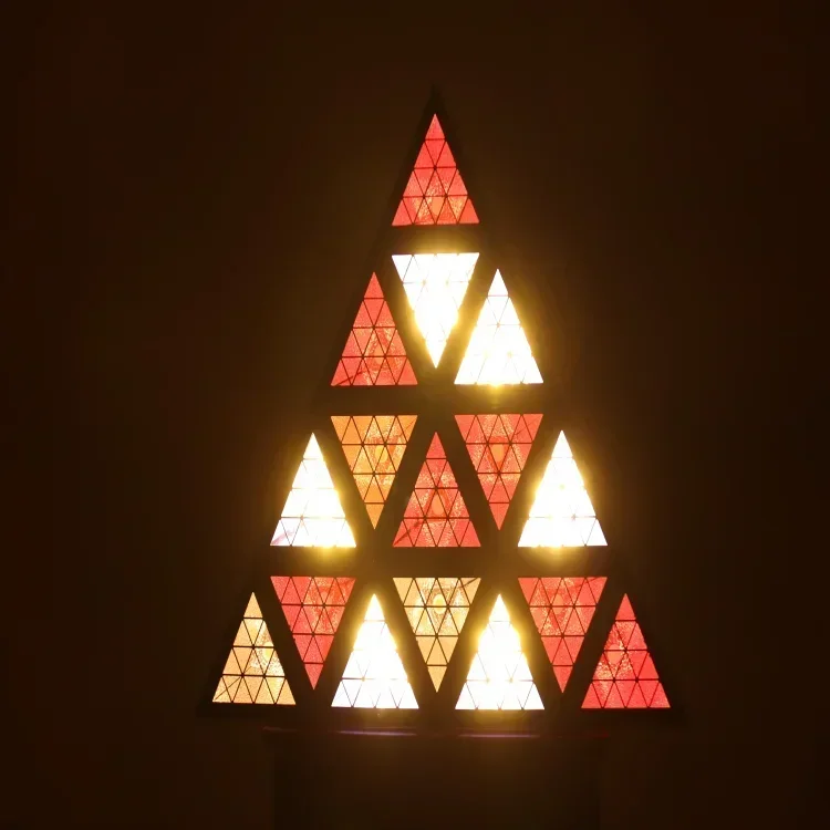 Яркий эффект треугольный фотоэлемент для 16X3 0 Вт фотоматричная панель диджея