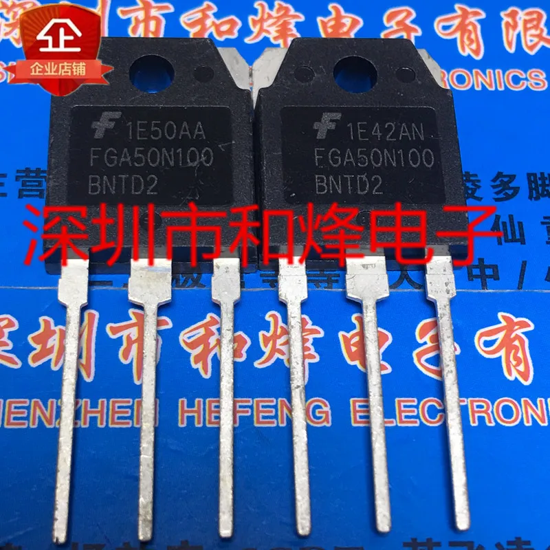

Free shipping FGA50N100BNTD2 TO-3P 1000V 50A 10PCS