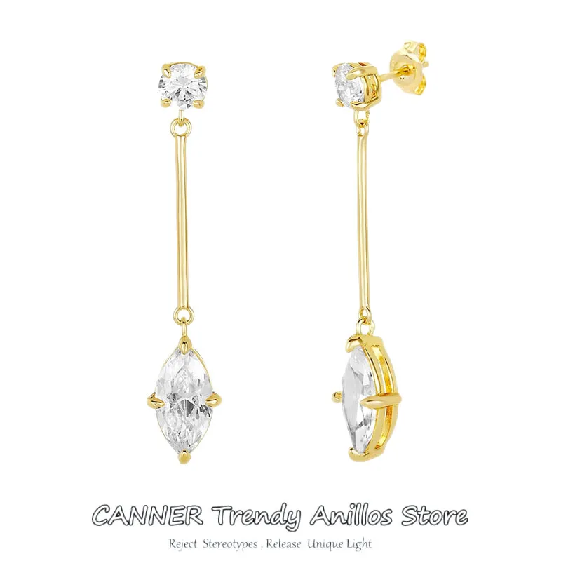 

Женские серьги-кольца из серебра 925 пробы с цирконом