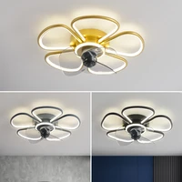 bedroom ceiling fans living room dining room lamp 2022 new childrens smart invisible light luxury integrated ceiling fan lamp