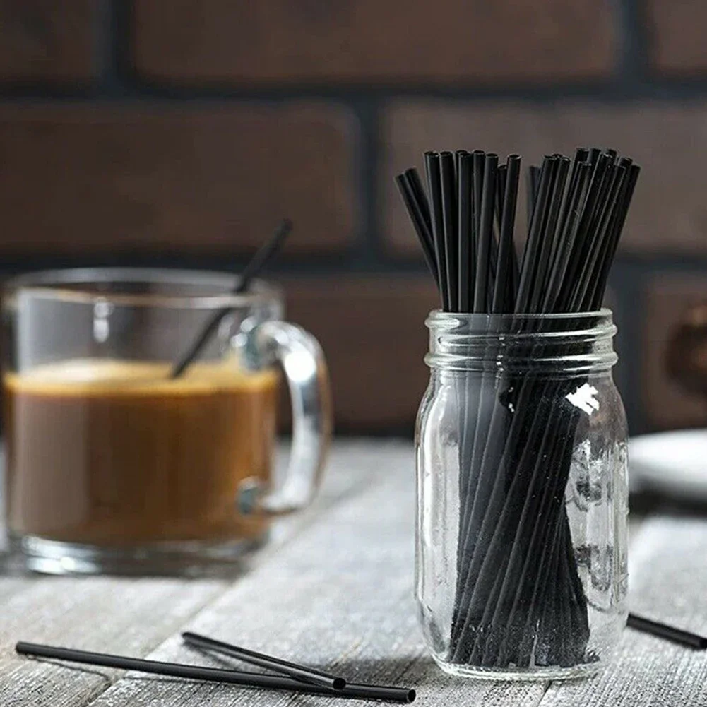 100 шт. гибкая труба для напитков 26 см