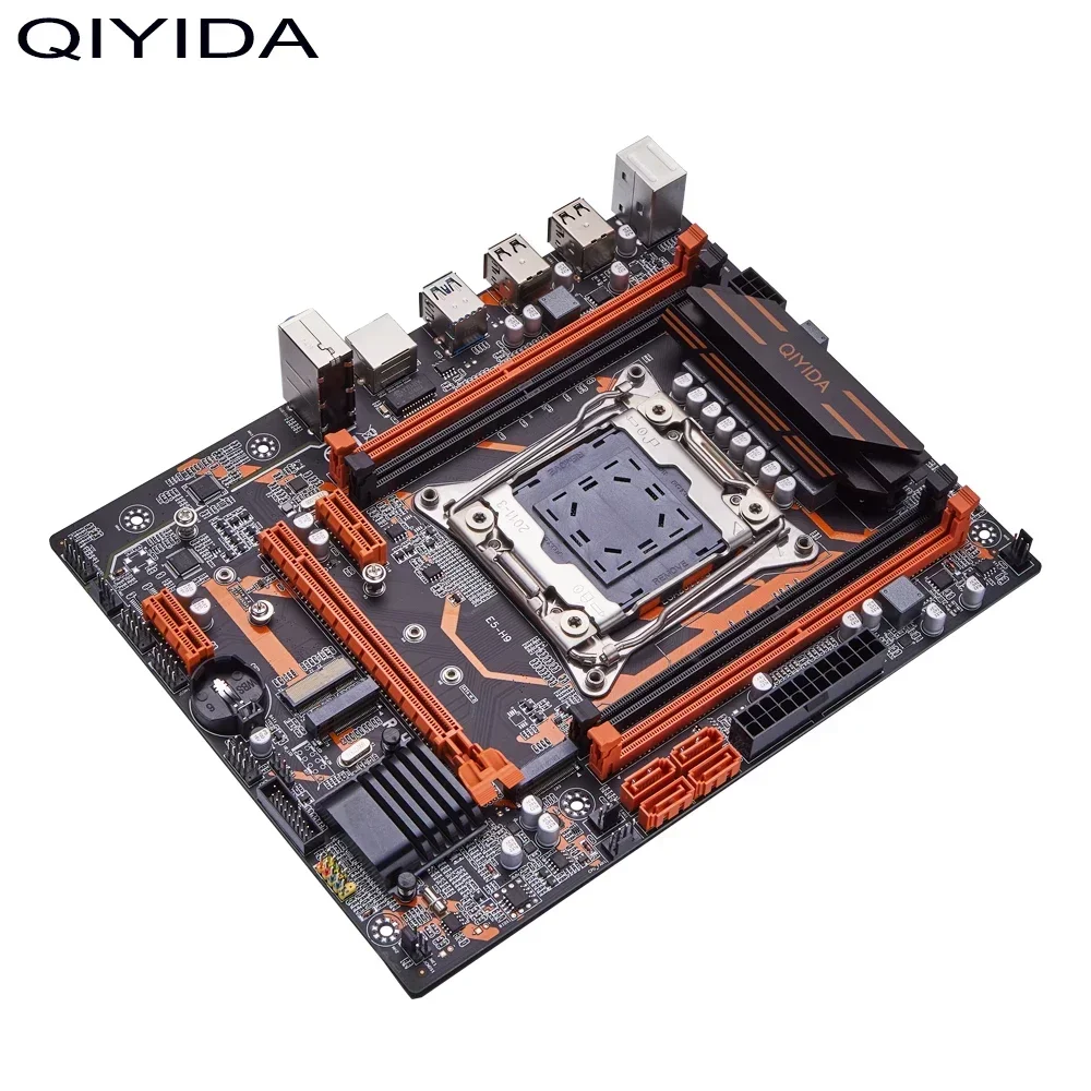 Комплект материнской платы QIYIDA X99 LGA2011 3 E5 2680 V4 комплект 2*8 ГБ = 16 3200 МГц DDR4 4 канала