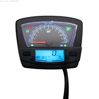 new and high quality motorcycle scooter modified odometer seven color lcd screen speedometer tachometer motorbike accessories b