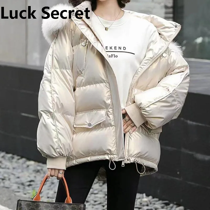 Winter 2022 short down cotton jacket ladies new style small temperament cotton-padded jacket thickened Korean version jacket