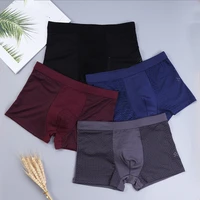 mesh modal boxer shorts for men panties undrewear men summer cool breathable sports quick drying natural bambbo fiber shorts