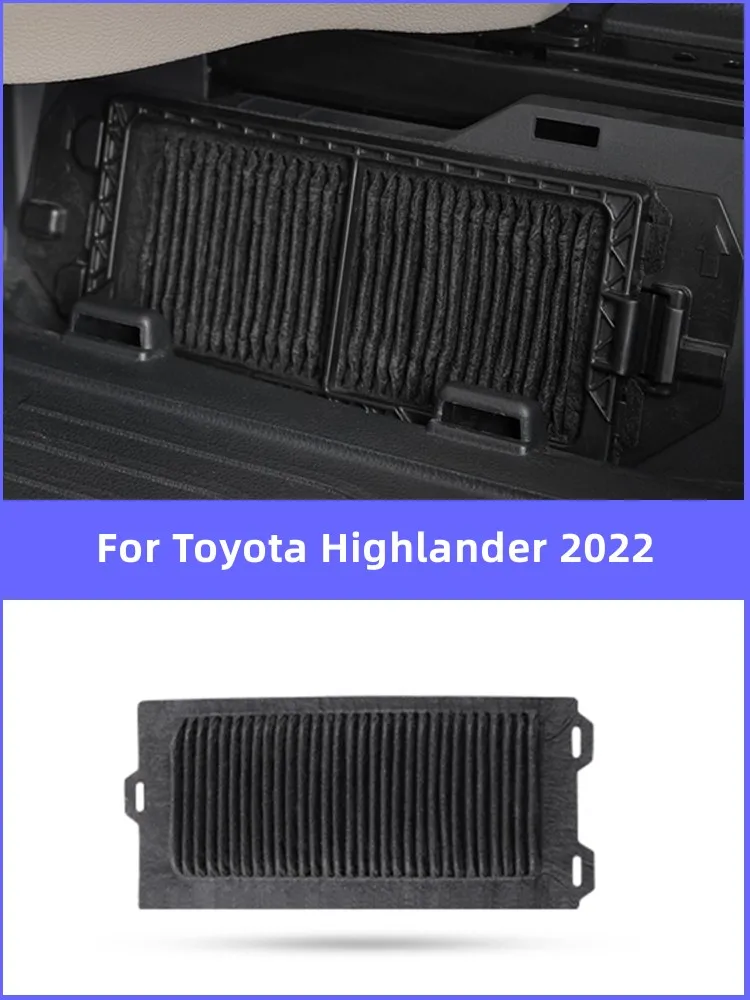 

Rear Row Battery Filter For Toyota Highlander 2022 Accessories Air filter element