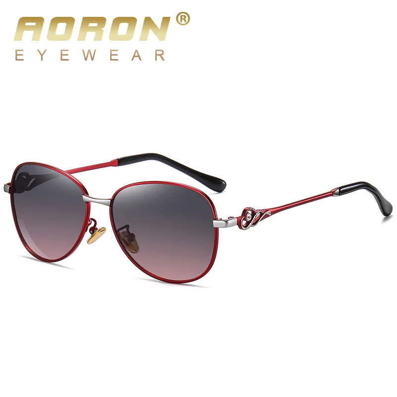 

New polarized sunglasses Europe and the United States two color sunglasses women fashion big frame sunglasses manufacturers