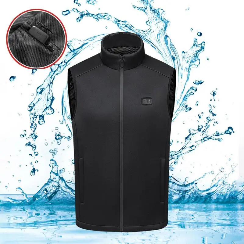 USB-нагревательный жилет девятизонный интеллектуальный электрический обогрев