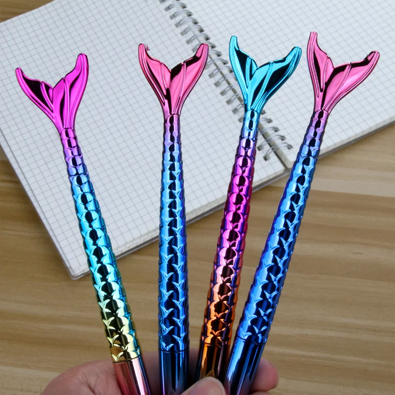 

1 Stationery Cute Kawaii Cute Fish Tail Office Supplies Color Creative Gel Pen