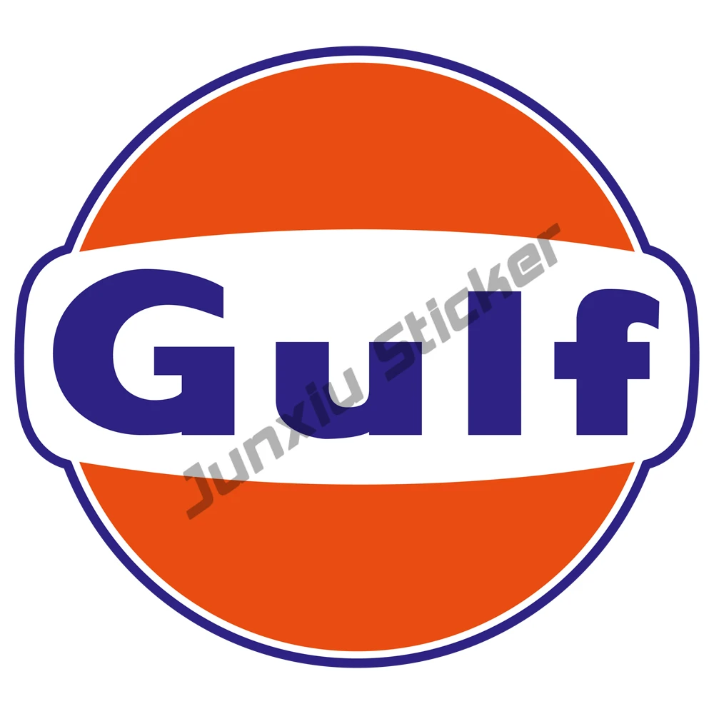 

Gulf Vintage Style Vinyl Sticker Car Truck Decal Gasoline Petroleum Racing Gas Waterproof Scratch-Proof Exterior PVC13x12cm
