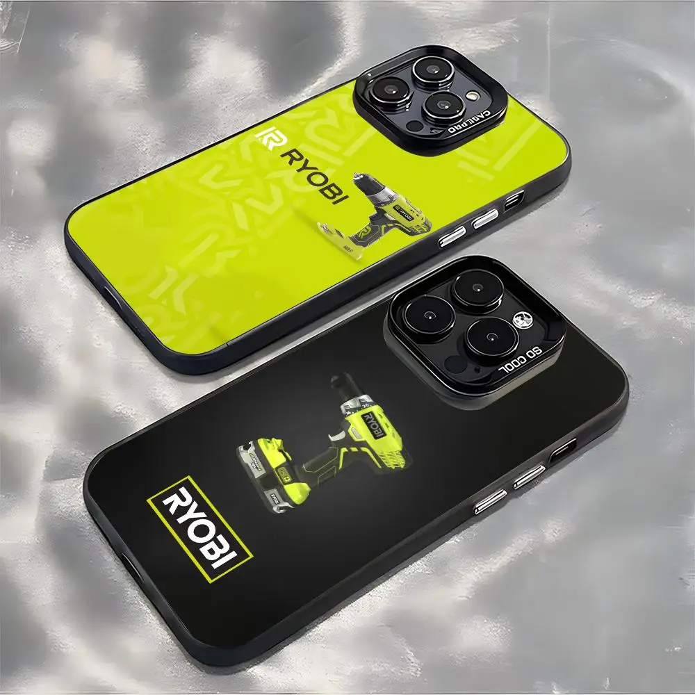 Фото Чехол для телефона R-ryobi Electric tools, серебристый, для iPhone 17, 16, 15, 14, 13, 12, 11 Pro Max Plus №1
