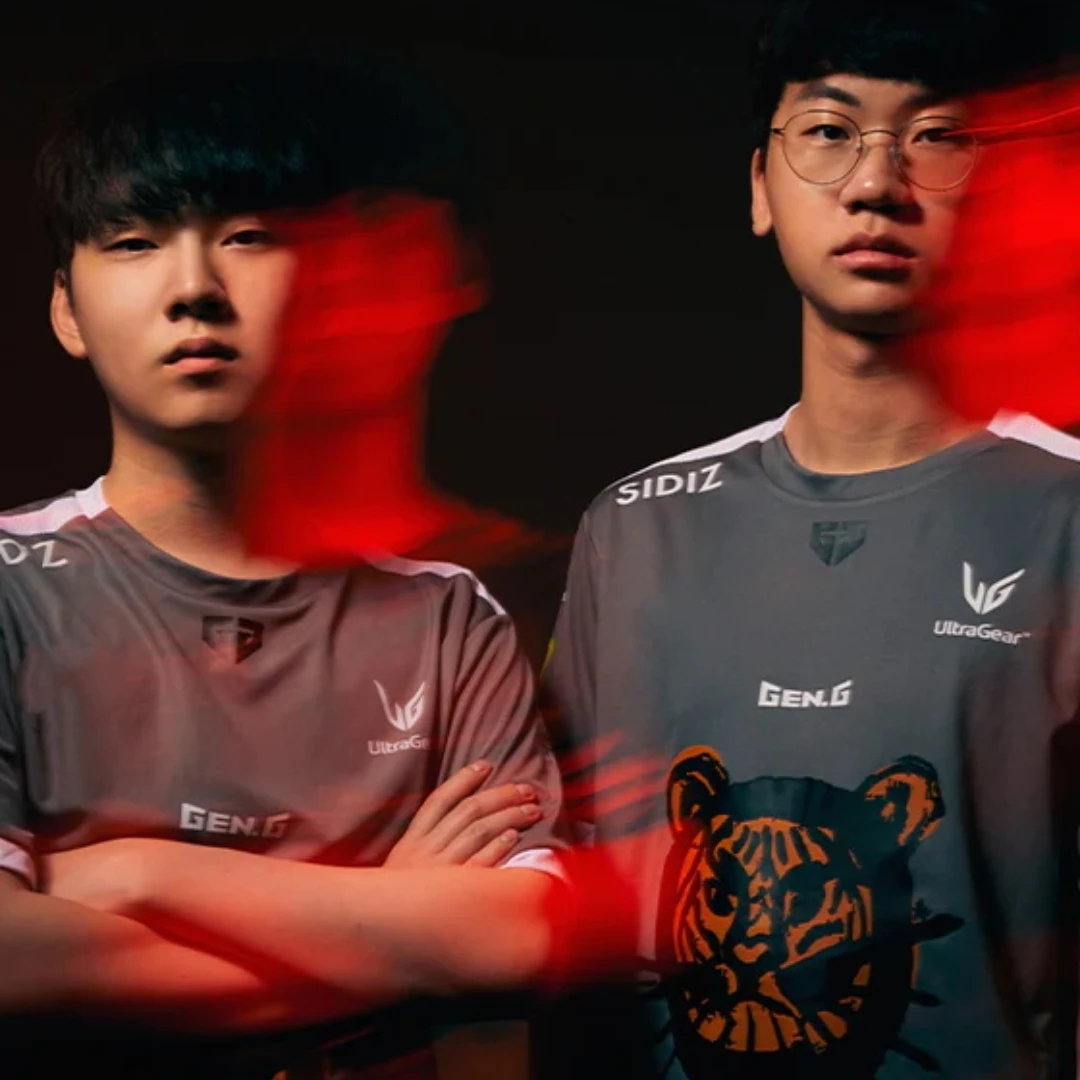 

New high-quality Gen. G 2022 Worlds Pro replica jersey LOL LCK T-shirt Men's Women's E-sports fan clothing top short sleeve