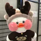 Kawaii Lalafanfan Детские Diy куклы и Одежда Набор аксессуары Mimi желтая утка плюшевая игрушка милая мягкая кукла-животное детский подарок