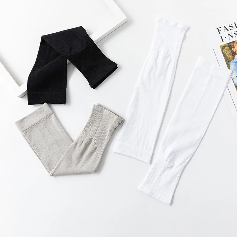 1 пара ледяных шелковых велосипедных рукавов крутые дышащие для бега защита от