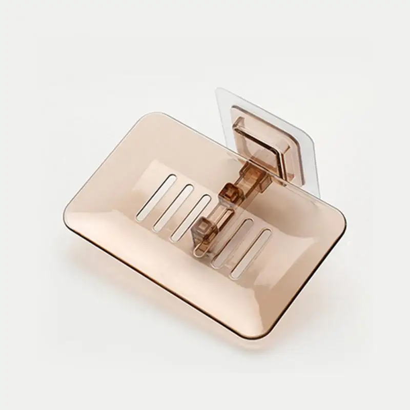 

Colorful Sponge Soap Holder Multifunctional For Bathroom Shower Soap Rack Self-adhesive Bathroom Supplies Drain Soap Dish