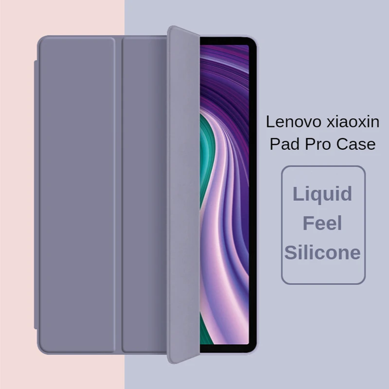 

Smart Case For Lenovo Xiaoxin Pad Pro 11.5" 2021 TB-J716F J706F Stand Tablet Cover For Lenovo Tab P11 TB-J606F J607F+Film+Stylus