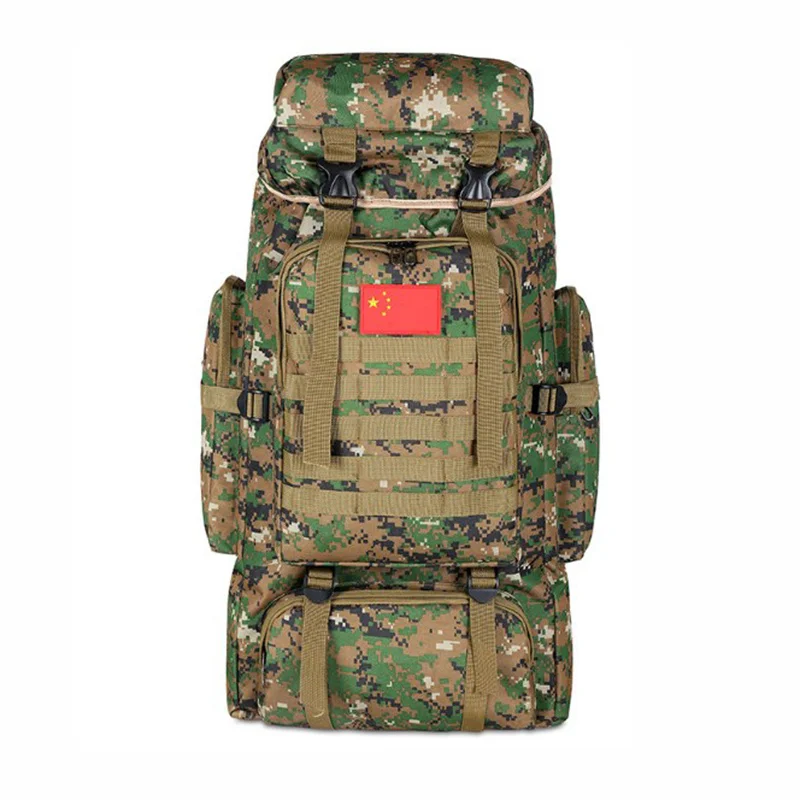 

Man 70L Large Capacity Tactical Backpack High Quality Oxford Fabric Waterproof Camping Hiking Hunting Bag Traveling Backpack