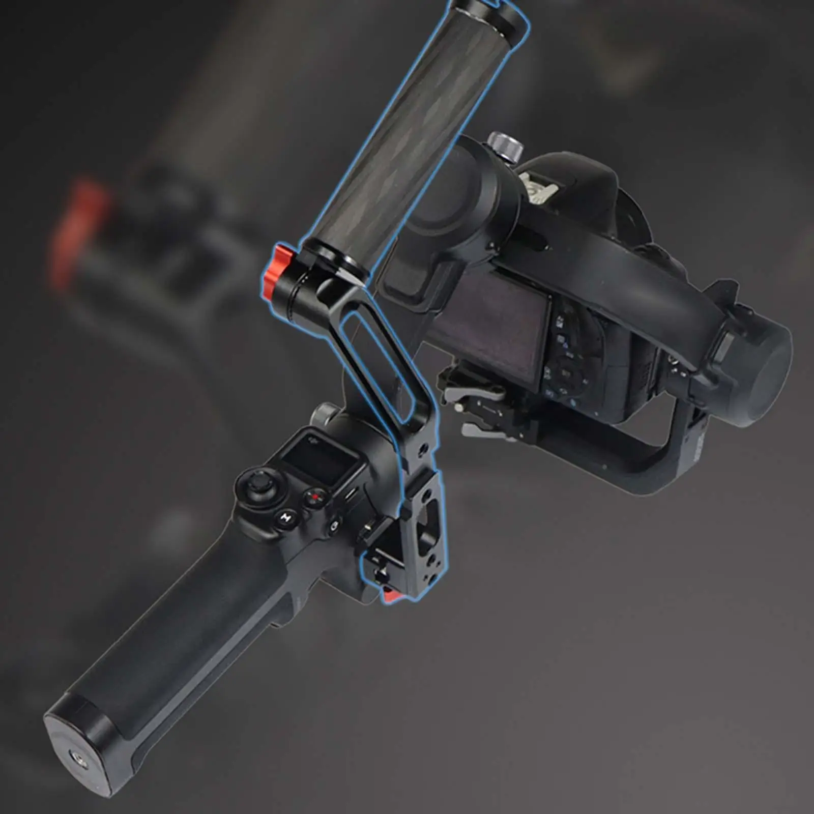 

Handle Sling Handgrip Adjustable with Cold Shoe Mounts Gimbal Handheld Stabilizer for DJI RS2 Rsc 2 Professional Easy to Install