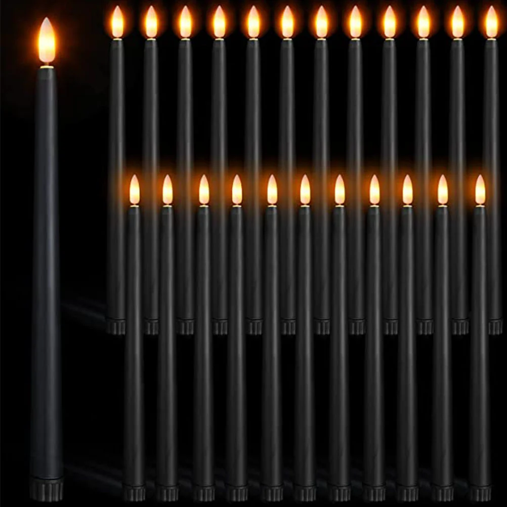 

Light Flameless Taper Fake Halloween Garden Rechargeable Artificial Led Electric Wedding Operated Flicker Christmas