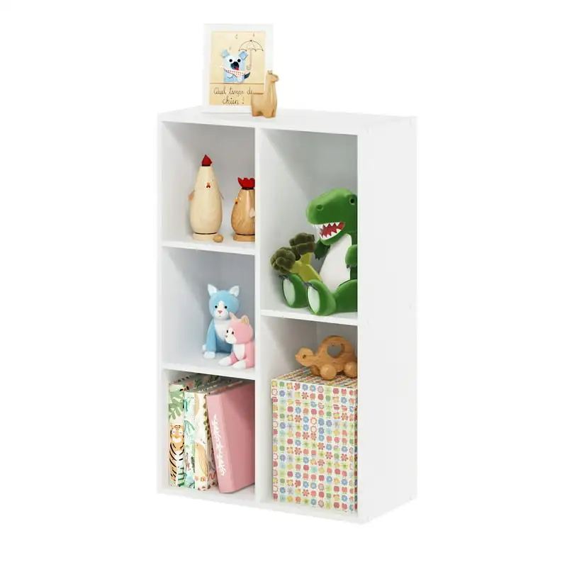 

. Fantastic 5-Cube Tool Assembly Open Shelf, White - Durable Storage Organizer for Home, Office & More!