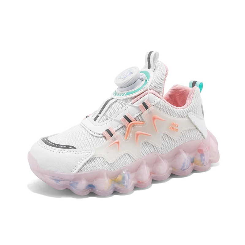 All Seasons Kids' Sneakers 2022 Boys Running Sneakers Breathable Mesh Children Casual Shoes Lightweight Girls Tenis Sneakers