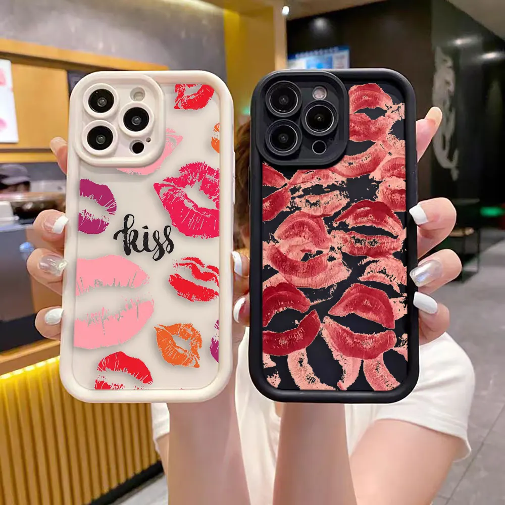 Чехол для телефона Pretty Sexy Girls Red Lips Cover Oneplus 11 10R 8T NORD CE 2 3 4 LITE ACE Google PIXEL 7 8 7A 8A 9 Case Funda