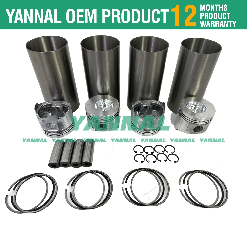 4TN82 4TN82E Комплект для капитального ремонта двигателя Yanmar ремонтный комплект
