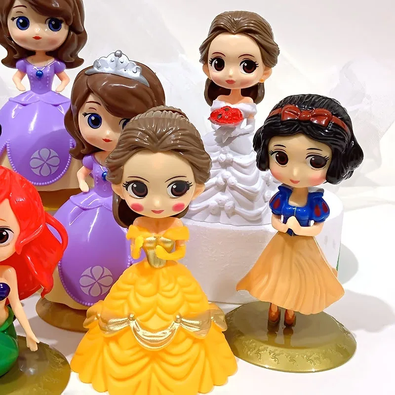 Пластиковые украшения для торта Disney топперы кексов флаг девочек украшение на