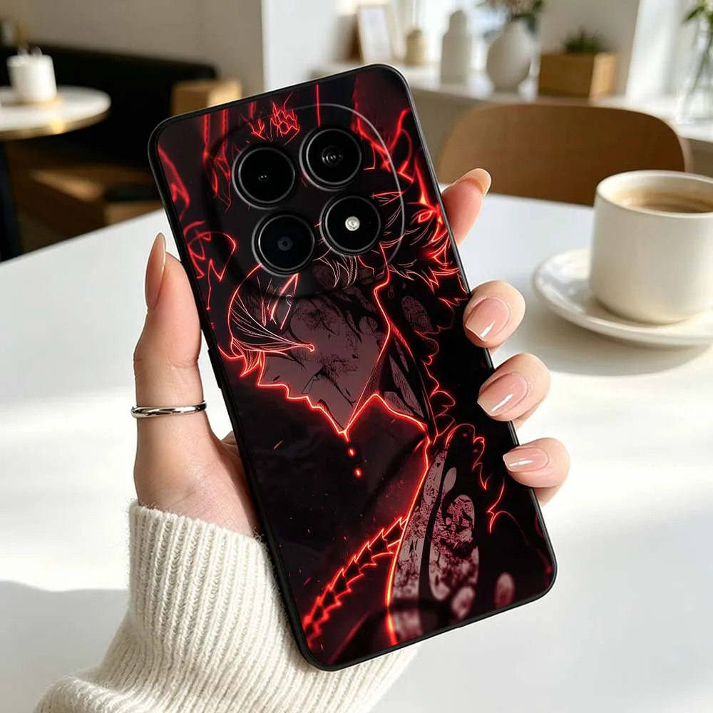 Фото Чехол для телефона с изображением аниме B-Black Clover A-Asta для Xiaomi Mi Poco X8 X7 X6 X5 X4 X3 M8 M7 M6 M5 F8 F7 F5 Pro 4G 5G, черный мягкий чехол №5