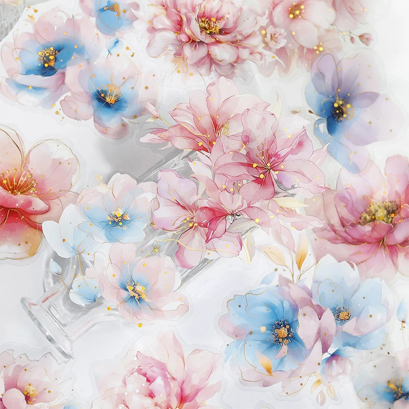 10 шт. прозрачные декоративные наклейки с изображением животных